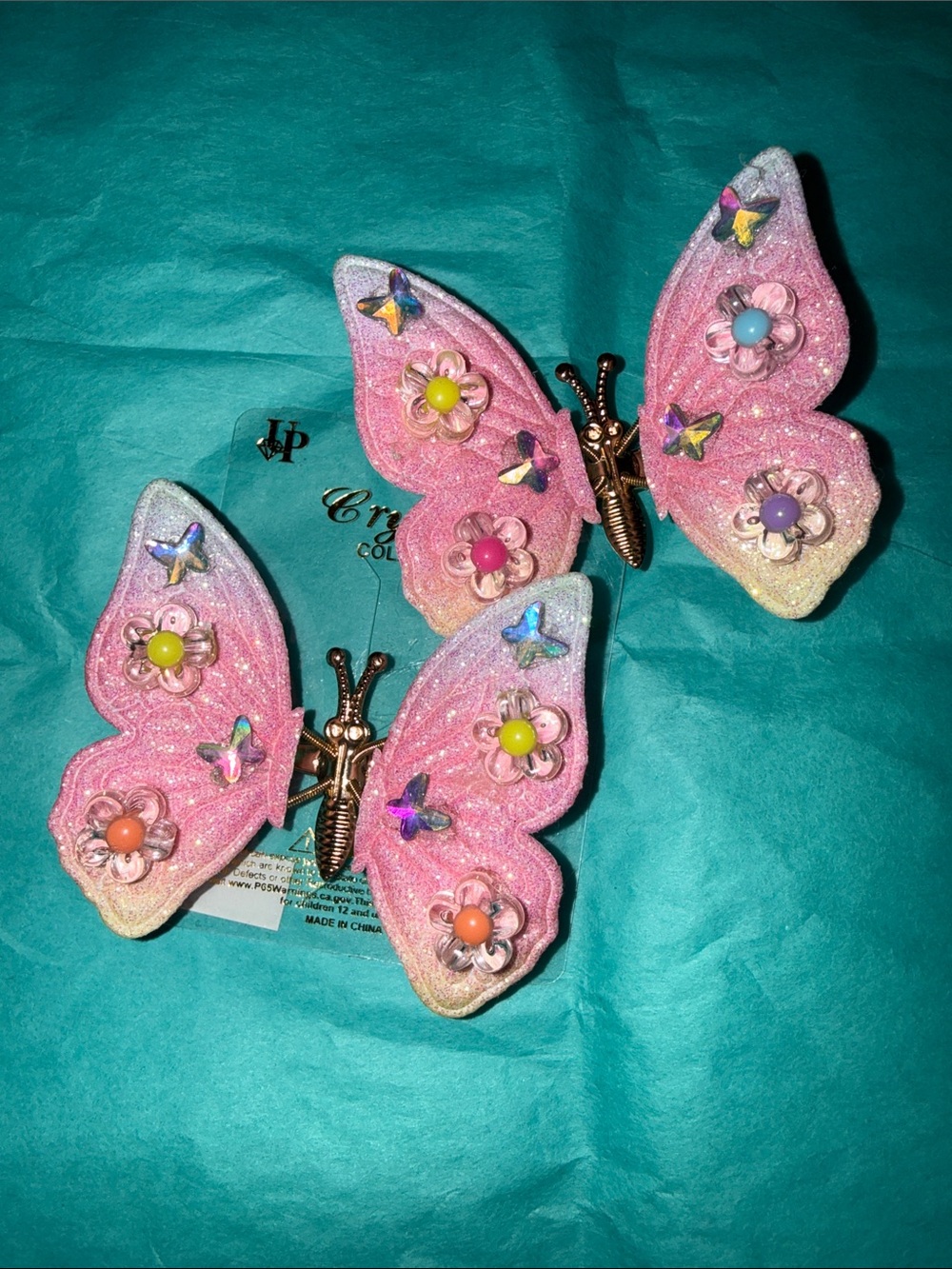 🩷 $3 Bundle 3-D Butterfly Hair Clips 2!